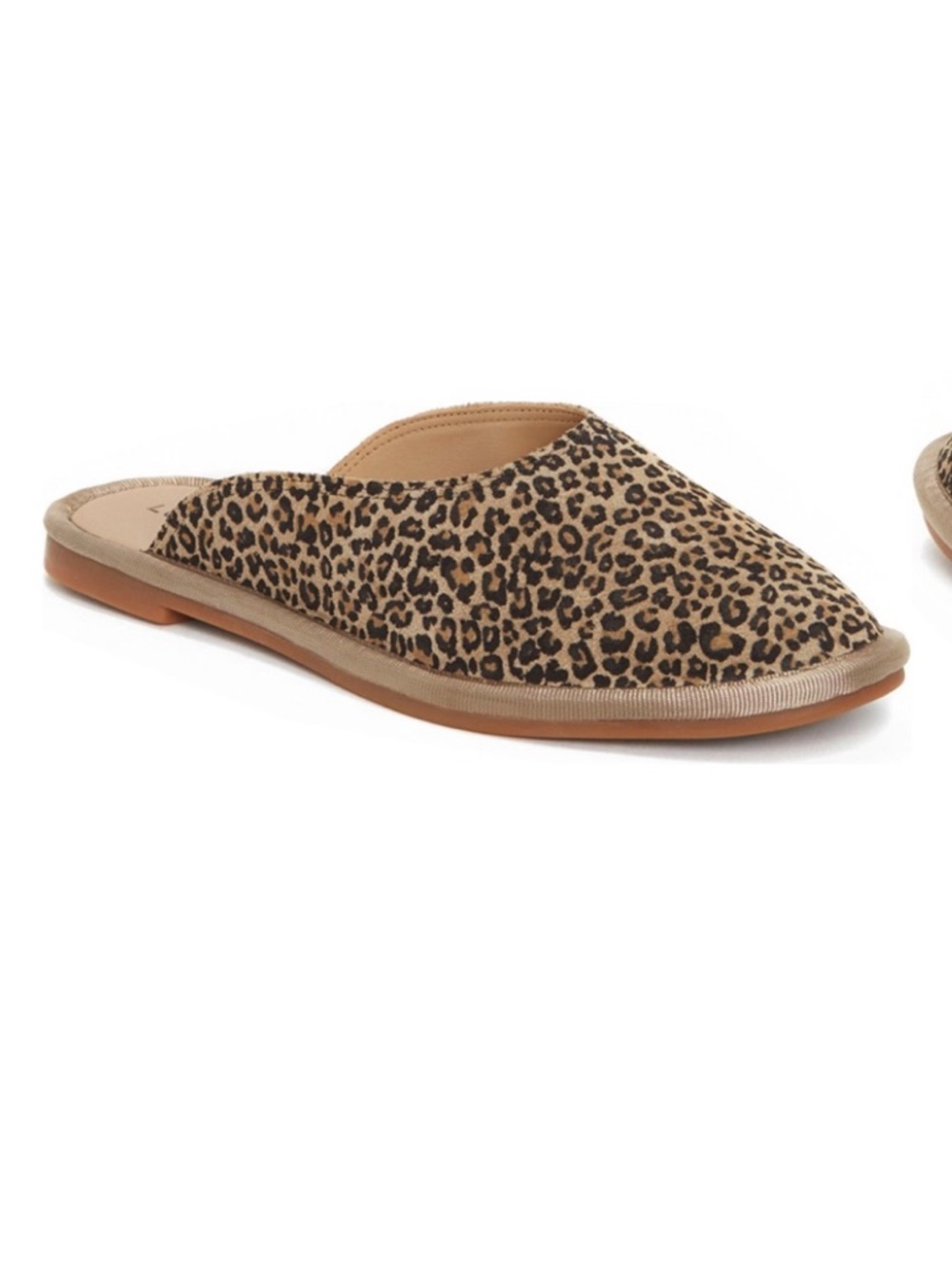 Lucky Brand Avery Leopard Print Slip on Mule Size 7 NWT